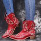 Women's Cowboy Boots - Embroidered Western Wedge Boots