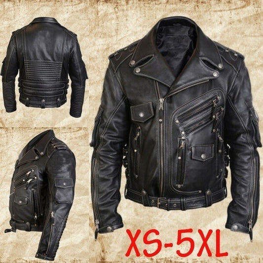 men's leather jacket