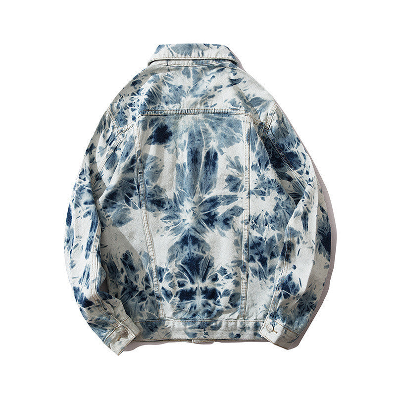 Tie-Dye National Tide Denimjacke