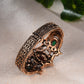Goldvergoldetes und Diamant Damenarmband