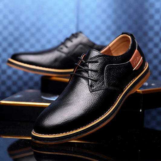 Men's casual leather shoes - elegance and comfort for everyday use