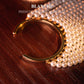 Pulsera Retro Elegante de Cuentas de Vidrio con Borlas - Gracia y Estilo 