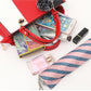 Modische Damen-Handtasche mit Haarballen-Charme – Patchwork-Design für Party und Alltag