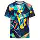 Herren Sommer-Shirt in Übergröße, Lockeres Kurzarm-Shirt mit Shorts