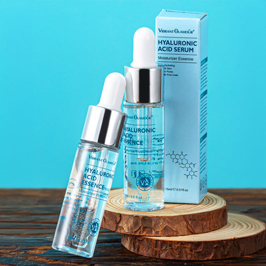 Hyaluronsäure-Gesichtsserum Anti-Aging Porenverkleinerung Aufhellende Feuchtigkeitsspendende Gesichtscreme für trockene Hautpflege