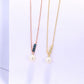 14K Roségold Perlenkette – Eleganz im koreanischen Stil