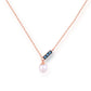 14K Roségold Perlenkette – Eleganz im koreanischen Stil