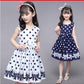 dot pattern bow dress