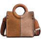 Vintage Patchwork Damen-Handtasche – Vielseitige Handtasche mit Crossbody-Option