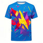 Herren Sommer-Shirt in Übergröße, Lockeres Kurzarm-Shirt mit Shorts