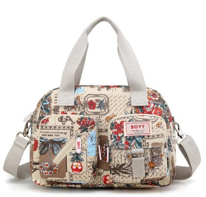 Bolso de nailon para mujer a la moda: práctico bolso de hombro para el día a día