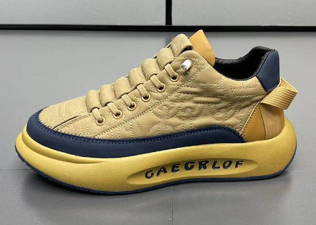 Zapatos casuales bajos para hombre, modernos y versátiles.