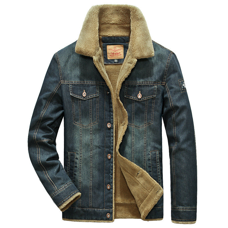 Nueva chaqueta vaquera de algodón.