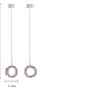 Pendientes largos de péndulo para mujer
