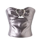 Silver Micro Elastic Love Bra – Sexy and Stylish
