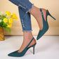 Elegant slingback stiletto pumps – summery high heels for women with style