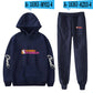 Peripherer 2D-bedruckter Kapuzenpullover und Leggings-Anzug
