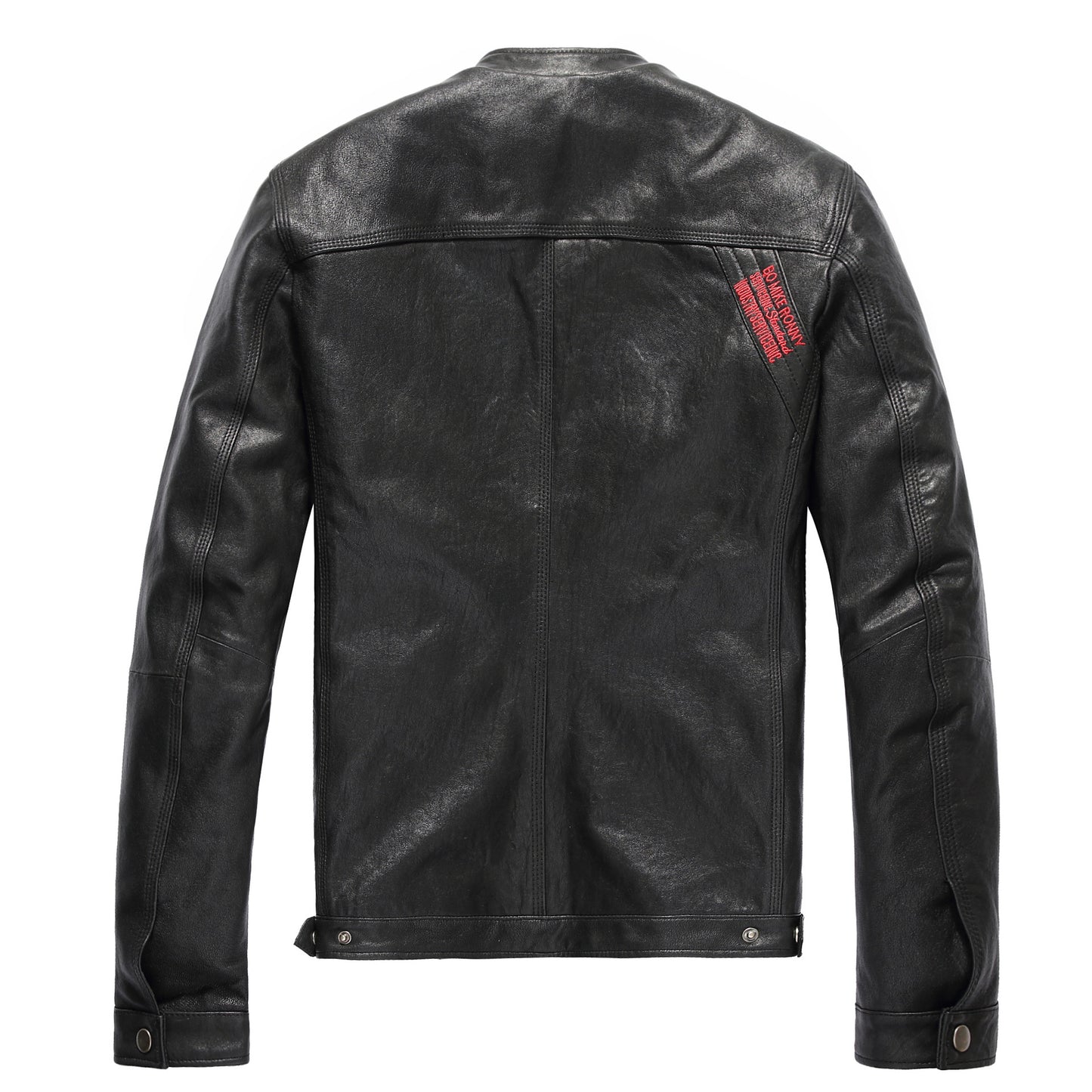 Leather leather jacket for men, short leather jacket