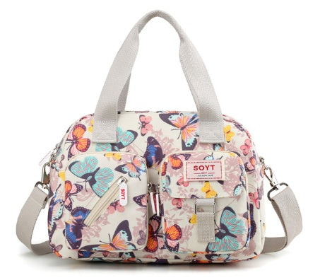 Bolso de nailon para mujer a la moda: práctico bolso de hombro para el día a día