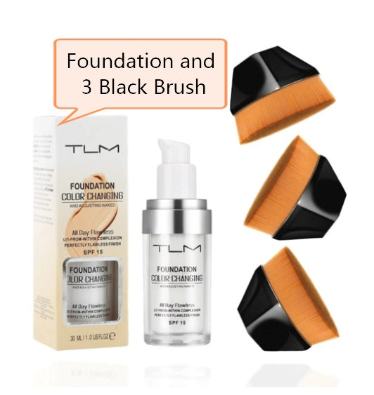 Temperatur Flüssige Foundation Concealer Tragbare Natürliche Farbe Makeup Foundation BB Concealer
