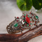 Goldvergoldetes und Diamant Damenarmband