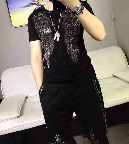 Short Sleeve Hot Diamond Summer T-Shirt for Boys – Casual and Stylish