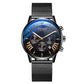 Men's Alloy Mesh Strap Watch