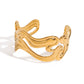 Anissa Wavy Gold Armband