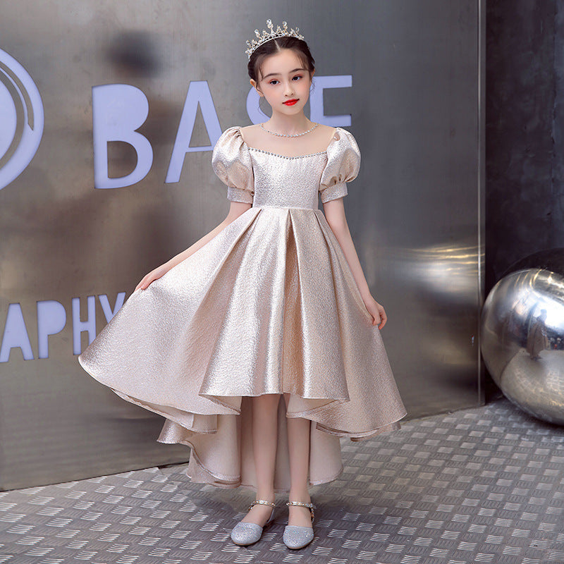 Puffärmel Kleid für kleine Prinzessinnen - Mädchen Catwalk-Style