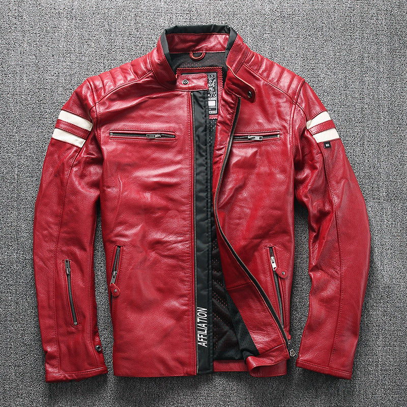 motorcycle leather jacket