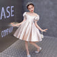 Puffärmel Kleid für kleine Prinzessinnen - Mädchen Catwalk-Style