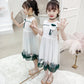 Neues Sommerkleid für Mädchen im koreanischen Stil