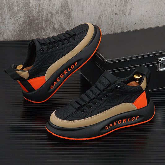 Zapatos casuales bajos para hombre, modernos y versátiles.