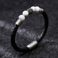 Handgewebtes Lederarmband aus Rindsleder – Eleganz trifft auf Stil