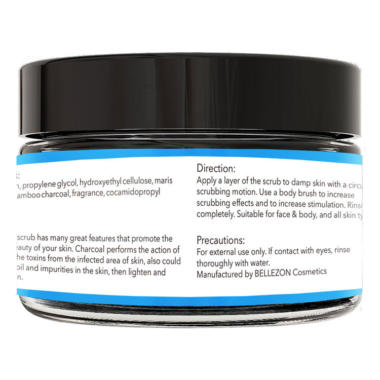Bamboo Charcoal Face Scrub Exfoliating Gel für Hautpflege