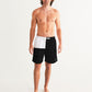 Grafisches Schachmuster Schwarz & Weiß – Klassische 7"= 18 cm, Herren-Boxershort