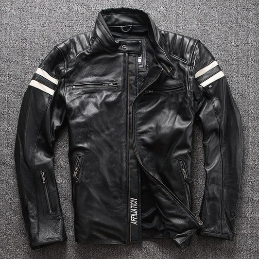 chaqueta de cuero para moto