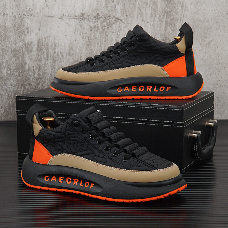 Zapatos casuales bajos para hombre, modernos y versátiles.