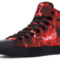 Hochwertige High-Top-Canvas-Schuhe mit Farbverlauf – Unisex