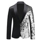men's sequin jacket dance suit