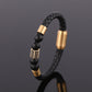 Handgewebtes Lederarmband aus Rindsleder – Eleganz trifft auf Stil