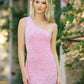 Ein-Schulter-Paillettenkleid – Urbaner Stil für Eleganz und Glamour