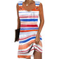 Eyelet Buckle Vest Camisole Dress with Hip Emphasis