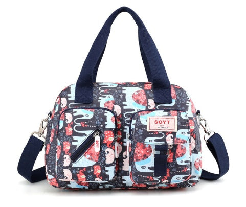 Bolso de nailon para mujer a la moda: práctico bolso de hombro para el día a día