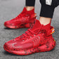 Zapatos de plataforma altos de palomitas de maíz deportivos informales de moda de gran tamaño: zapatos casuales elegantes y funcionales