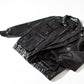 Werkzeug-Motorrad-Lederjacke für Herren, trendig, locker und gutaussehend
