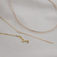 Kettenverlängerungskette 18K Gold Halskette Sleeve Kettenhalter DIY Zubehör