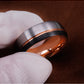 Herren-Tungsten-Goldring – Breites Design in Roségold-Optik