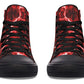 Hochwertige High-Top-Canvas-Schuhe mit Farbverlauf – Unisex