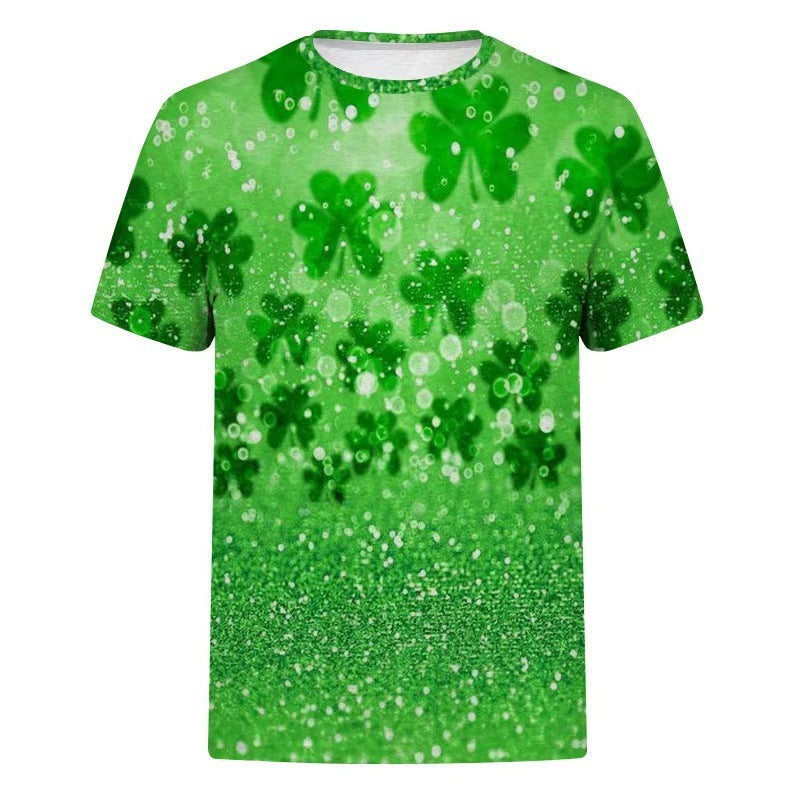 Herren Sommer-Shirt in Übergröße, Lockeres Kurzarm-Shirt mit Shorts